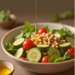 Salad is made From Ghani Oil